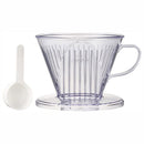 Kalita Style 103 Wide Brim Coffee Dripper - Clear Plastic