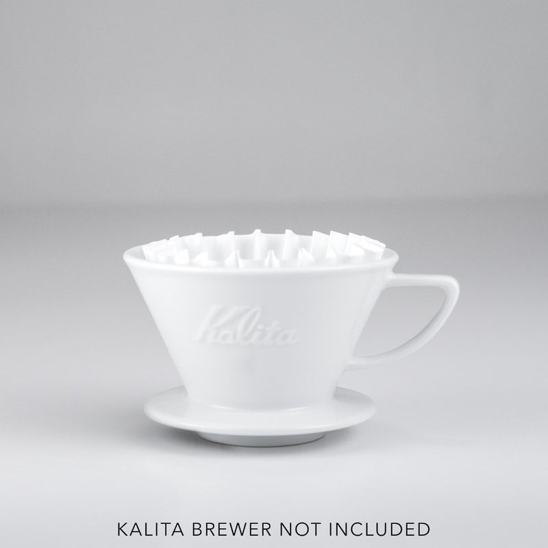 kalita wave 185 paper filter inside ceramic dripper