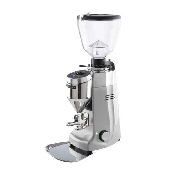 mazzer kony s electronic commercial grinder silver