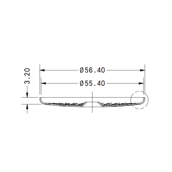 Precision 56.5mm Group Head Screen - Non-welded - Nanotec Imbeded - 200 micron - S_6