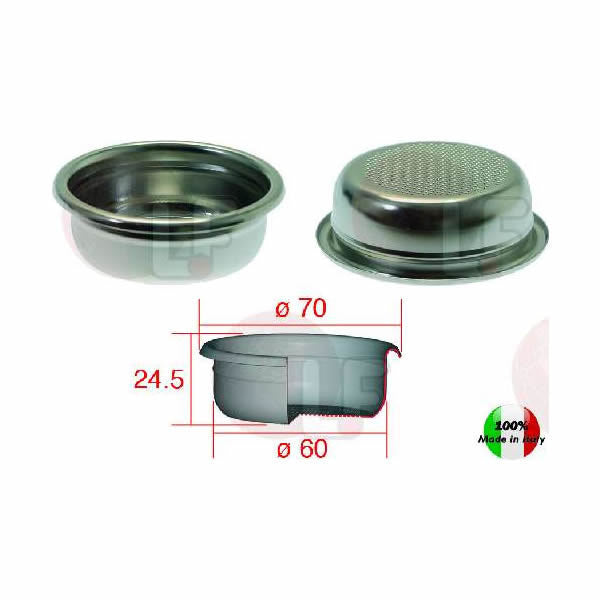 Precision Standard Double Portafilter Basket - 12/18gr