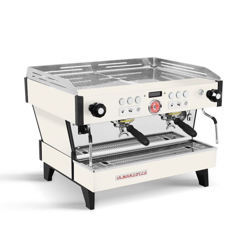 linea pb av 2 group white espresso machine