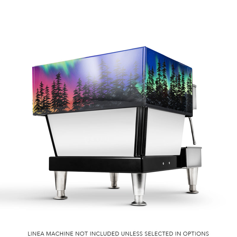 LM LINEA 1GR EE + Northern Lights Espresso Machine Body Wrap - 102