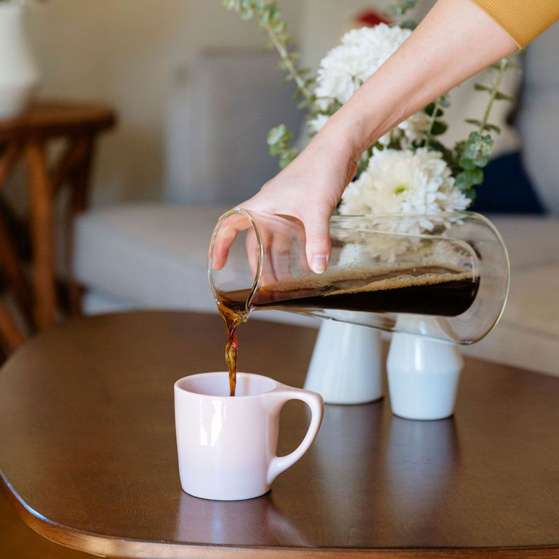 notneutral 10 oz pink diner mug lifestyle shot