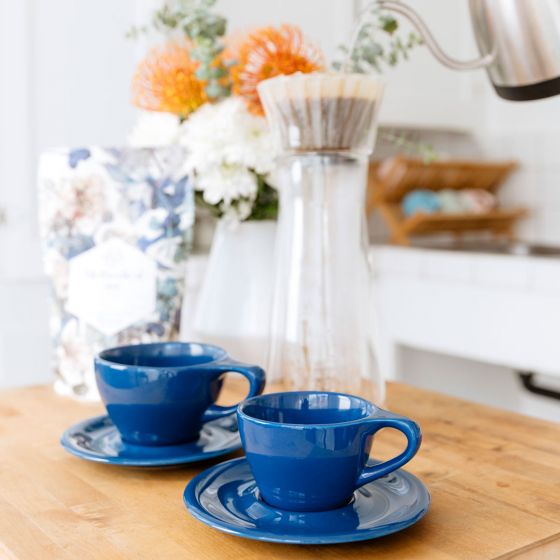 Lino Double Cappuccino Cup & Saucer
