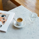 Lino Espresso Cup & Saucer - White (3oz/89ml)