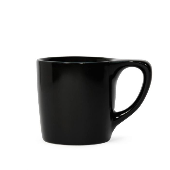 10oz Lino Diner Coffee Mug - Black
