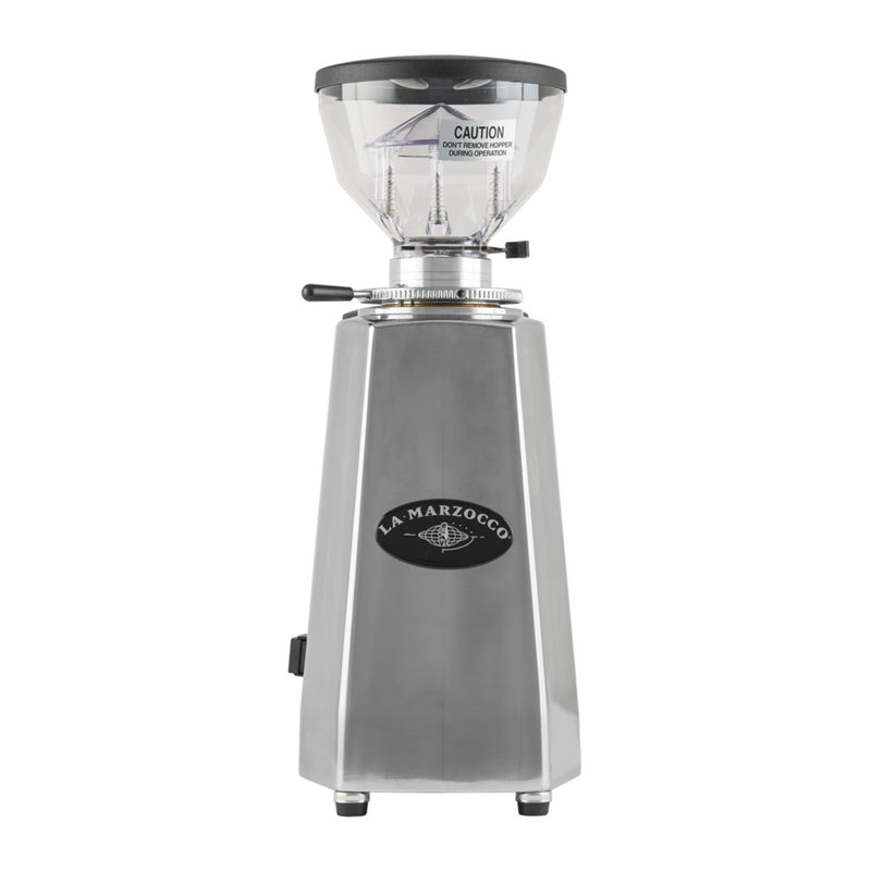 mazzer lux d espresso grinder polished aluminum