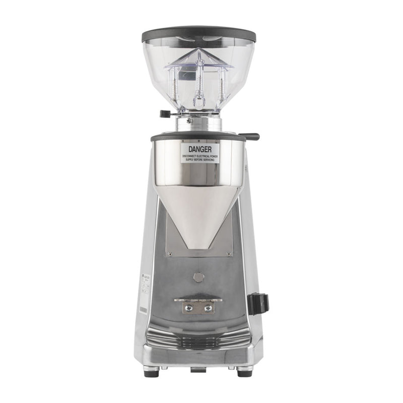 mazzer lux d espresso grinder polished aluminum