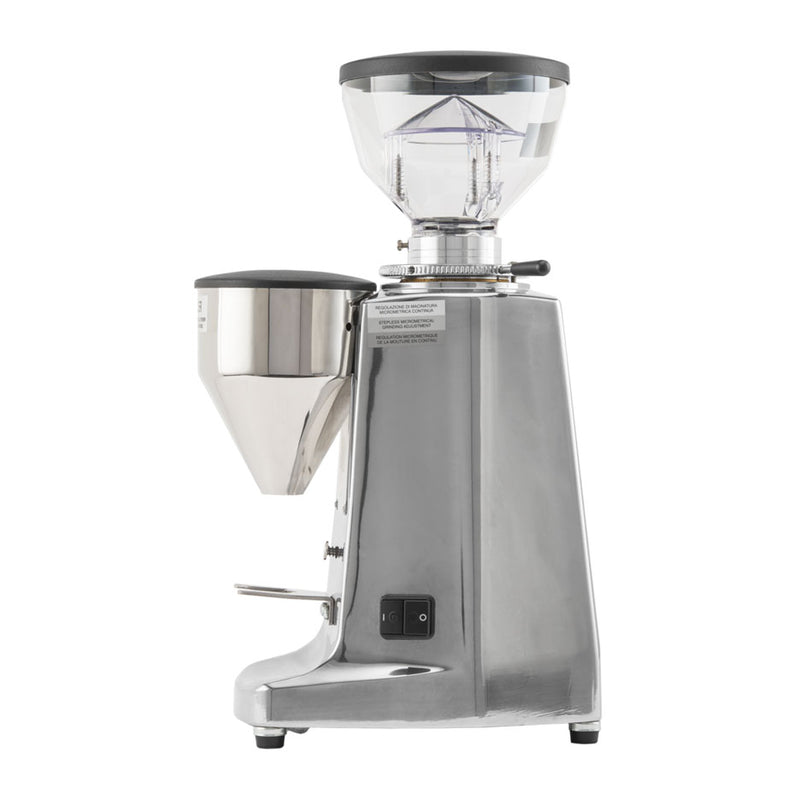 mazzer lux d espresso grinder polished aluminum