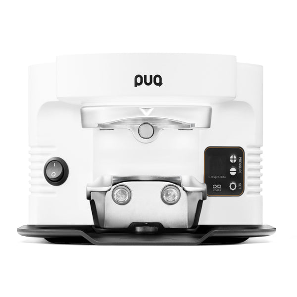 puqpress automatic tamper white