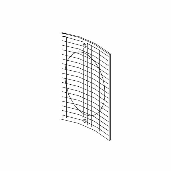 Mazzer 'Robur/Royal' Rear Fan Cover - 80x80 mm