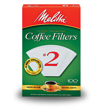 Melitta Coffee Filters - #2 White - 100 Count