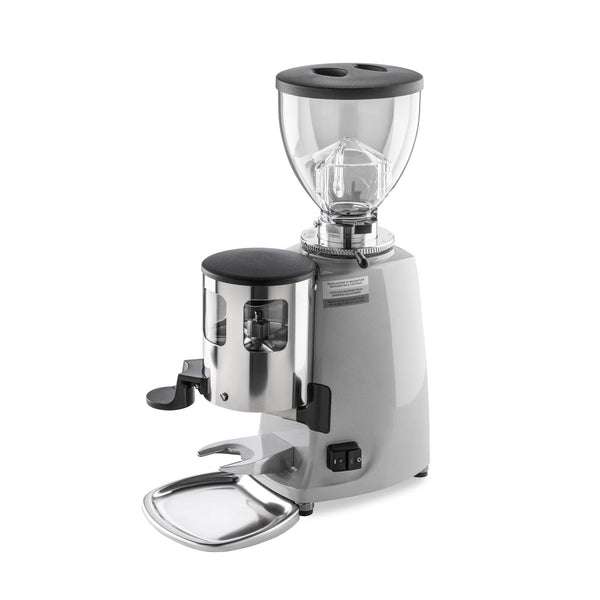 mazzer mini grinder in silver with manual switch