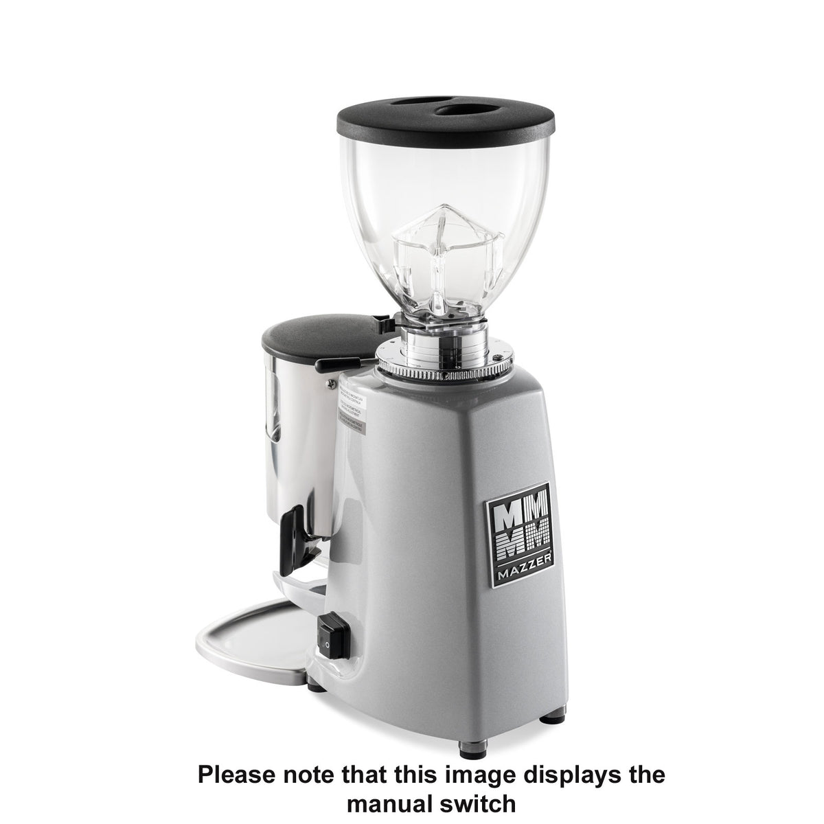 Mazzer Mini w/ Timer Switch Manual Doser Commercial Espresso Grinder -