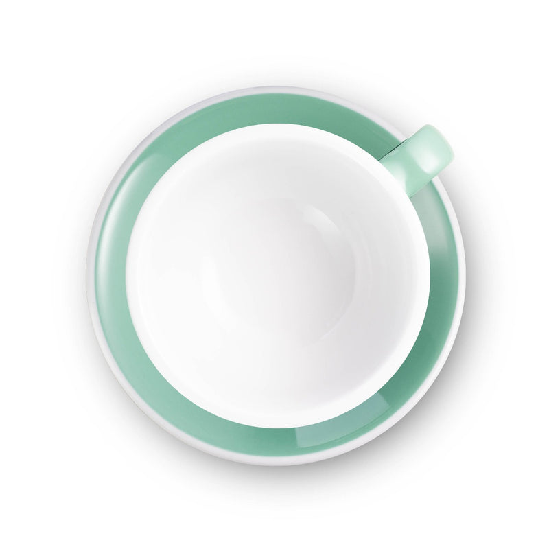 Egg Style Latte Cup & Saucer (10oz/300ml) - Set of 2