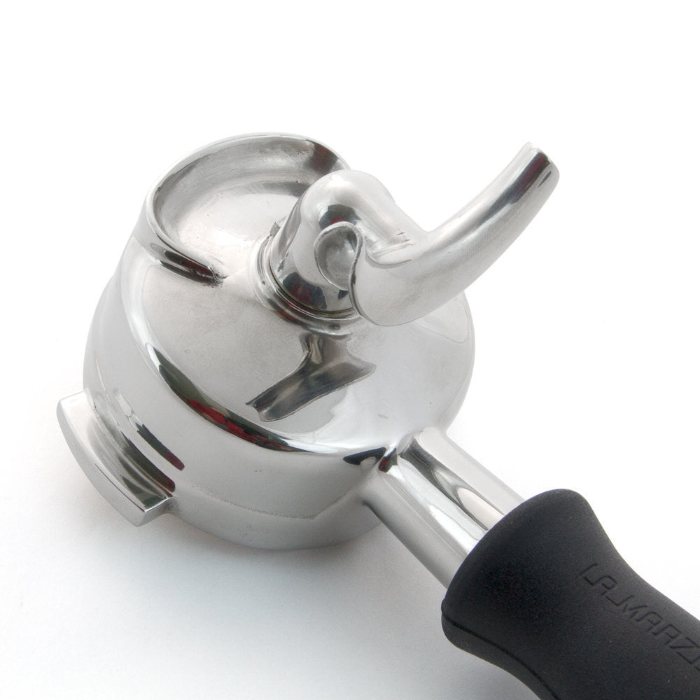 La Marzocco Complete 'Strada' Stainless Portafilter with Double Spout