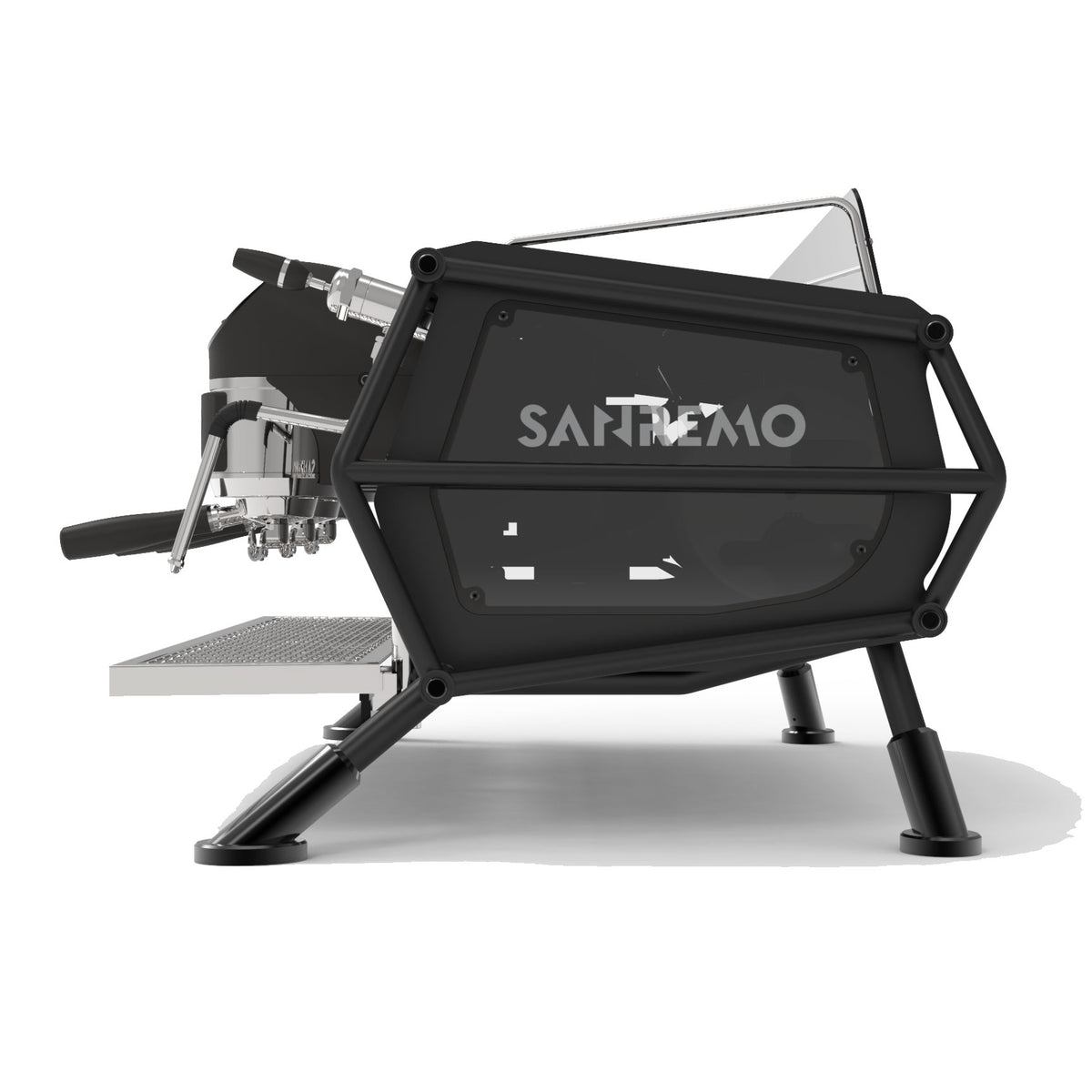 Sanremo Café Racer Naked 2 Group Volumetric Espresso Machine - Black/B