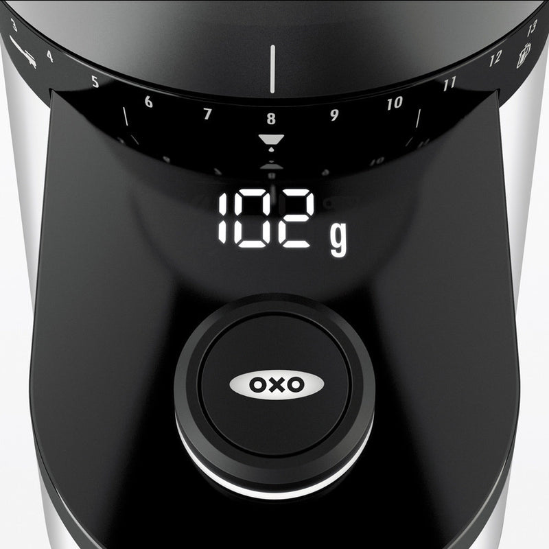 OXO Conical Burr Coffee Grinder with Integrated Scale