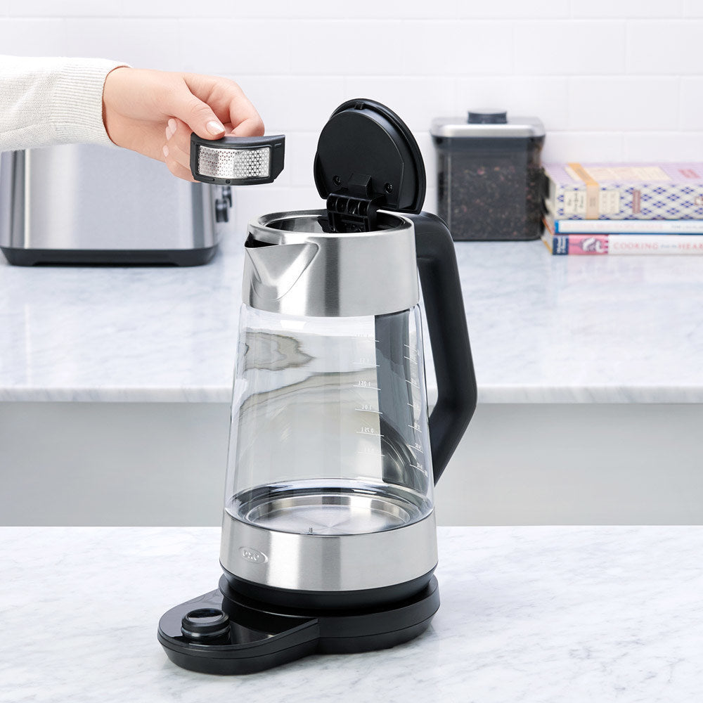  OXO Brew Cordless Glass Electric Kettle - 1.75 L: Home & Kitchen