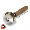 Wood Portafilter Handle 10mm - Walnut - La Marzocco Style Wood Handle