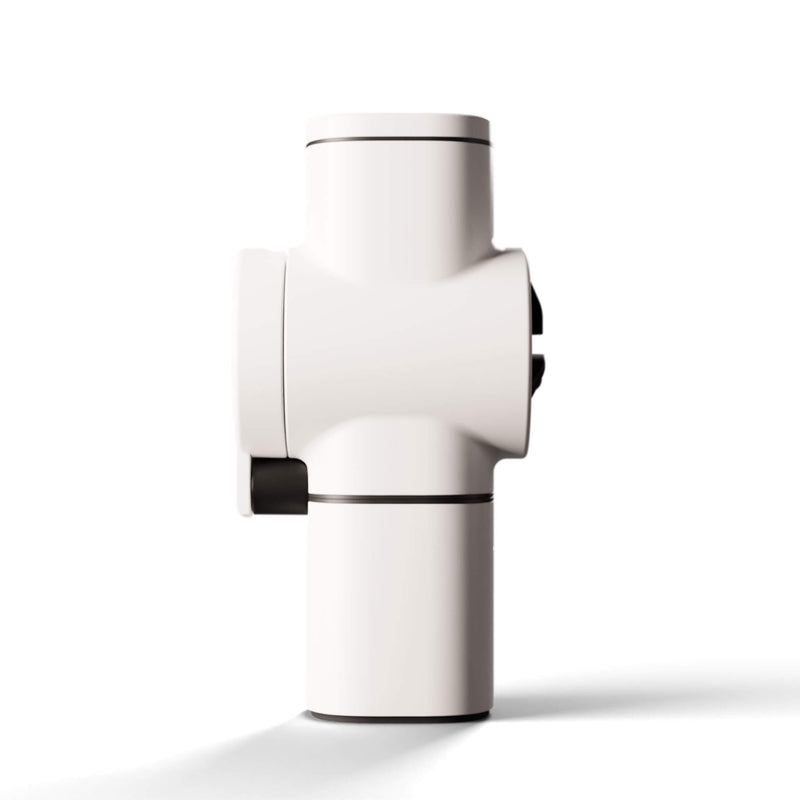 white pietro manual coffee grinder