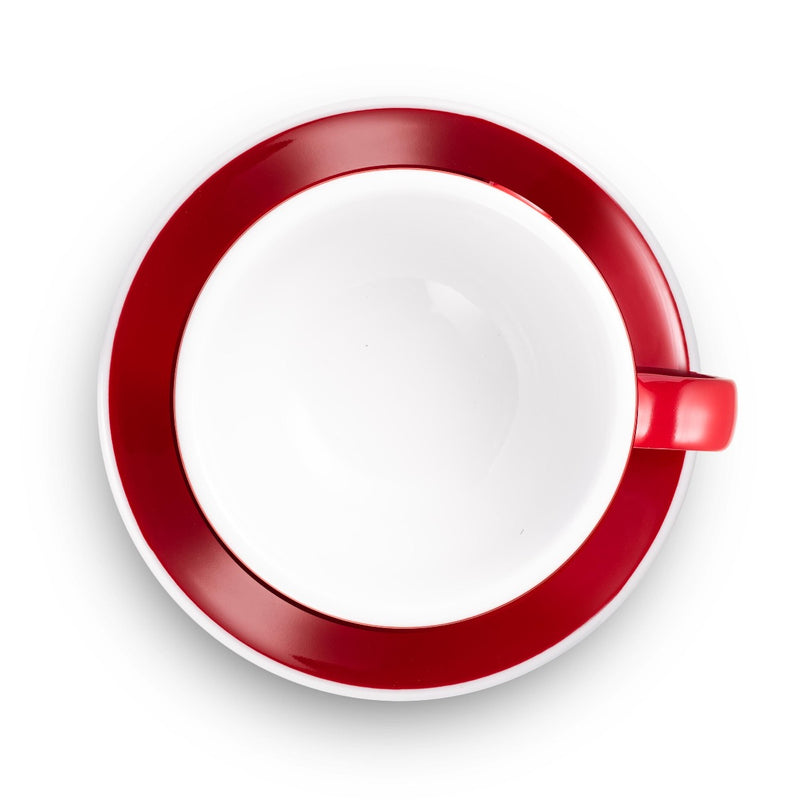 Egg Style Latte Cup & Saucer (10oz/300ml) - Set of 2