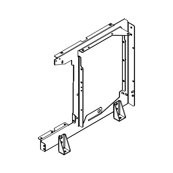 Nuova Simonelli Appia II Left Side Panel Frame (Special Order Item)