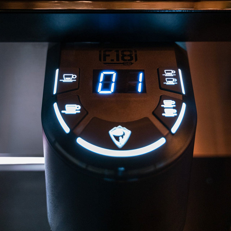 sanremo f18sb espresso machine dose screen
