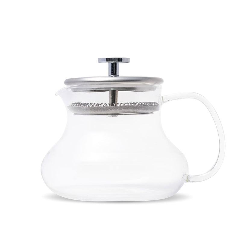 Yama Glass Sitka Tea Press Tea Brewing Set - 12oz