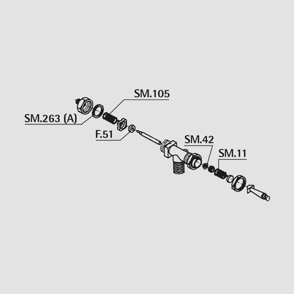 La San Marco Steam/Water Valve Rebuild Kit