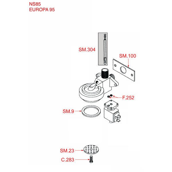 La San Marco Solenoid Operated Group Head Re-Build Kit