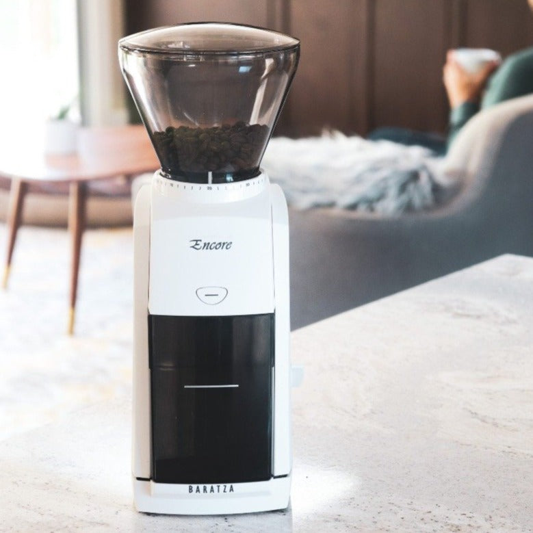 baratza encore coffee grinder white