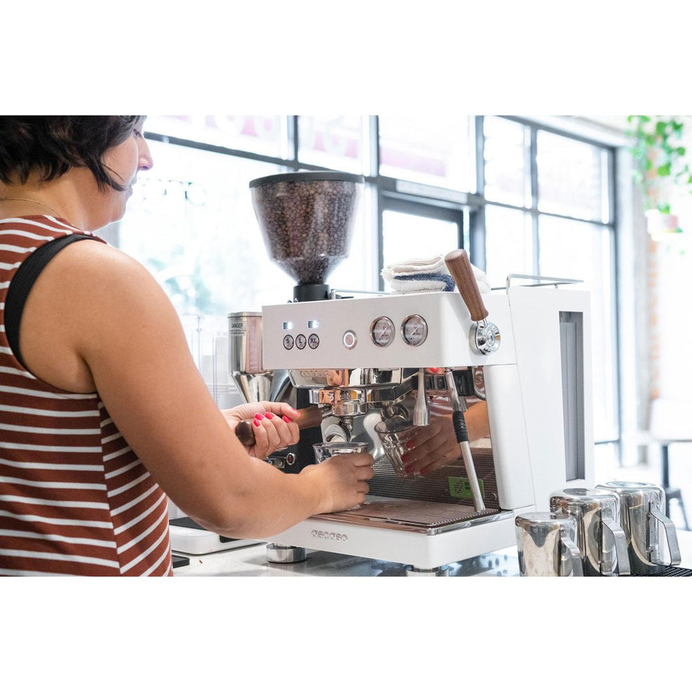 Ascaso Baby T Plus Automatic 1 Group Espresso Machine - White