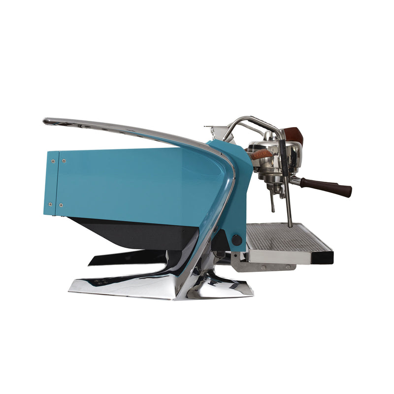 slayer steam lp 2 group espresso machine turquoise