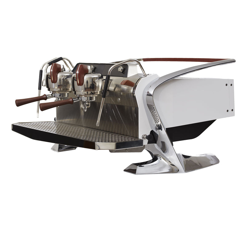 slayer steam lp 2 group espresso machine white
