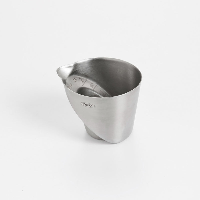 SoftWorks Stainless Steel Angled Jigger 2 oz 4 Tbsp Measuring Cup NWT
