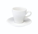 loveramics white tulip shaped cappuccino cup and saucer