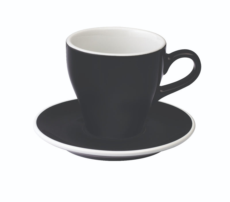 Tulip Style Latte Cup & Saucer (9.5oz/280ml) - Set of 2