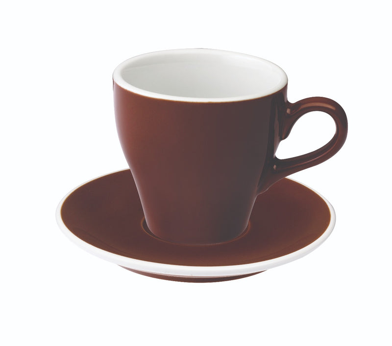 Tulip Style Latte Cup & Saucer (9.5oz/280ml) - Set of 2