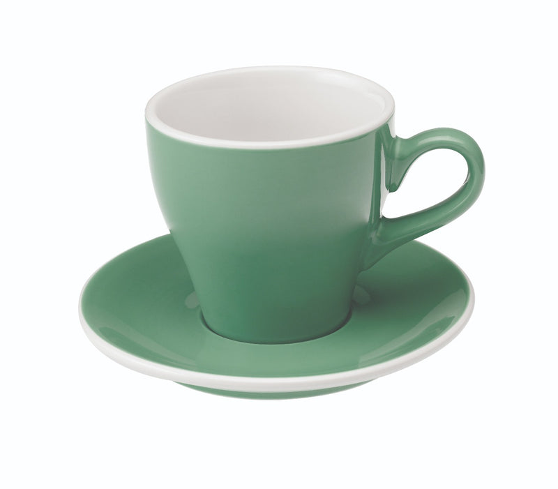 Tulip Style Latte Cup & Saucer (9.5oz/280ml) - Set of 2