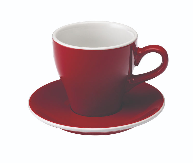 Tulip Style Latte Cup & Saucer (9.5oz/280ml) - Set of 2