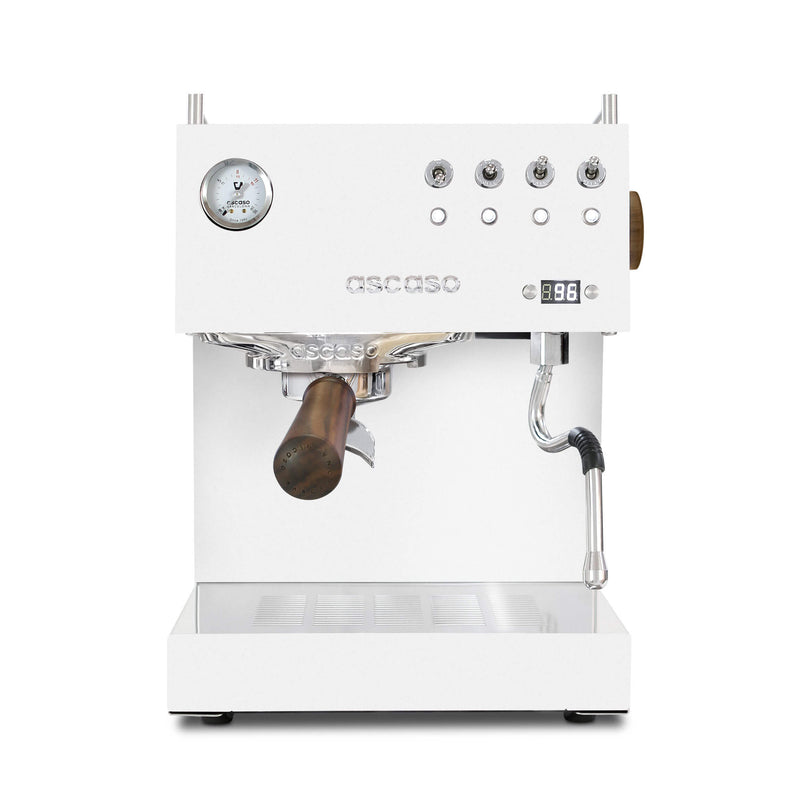 ascaso duo espresso machine white