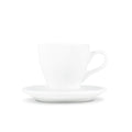 Tulip Style Latte Cup & Saucer (9.5oz/280ml) - Set of 2