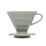 hario v60 02 dripper oiled green color