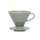 hario v60 02 dripper oiled green color