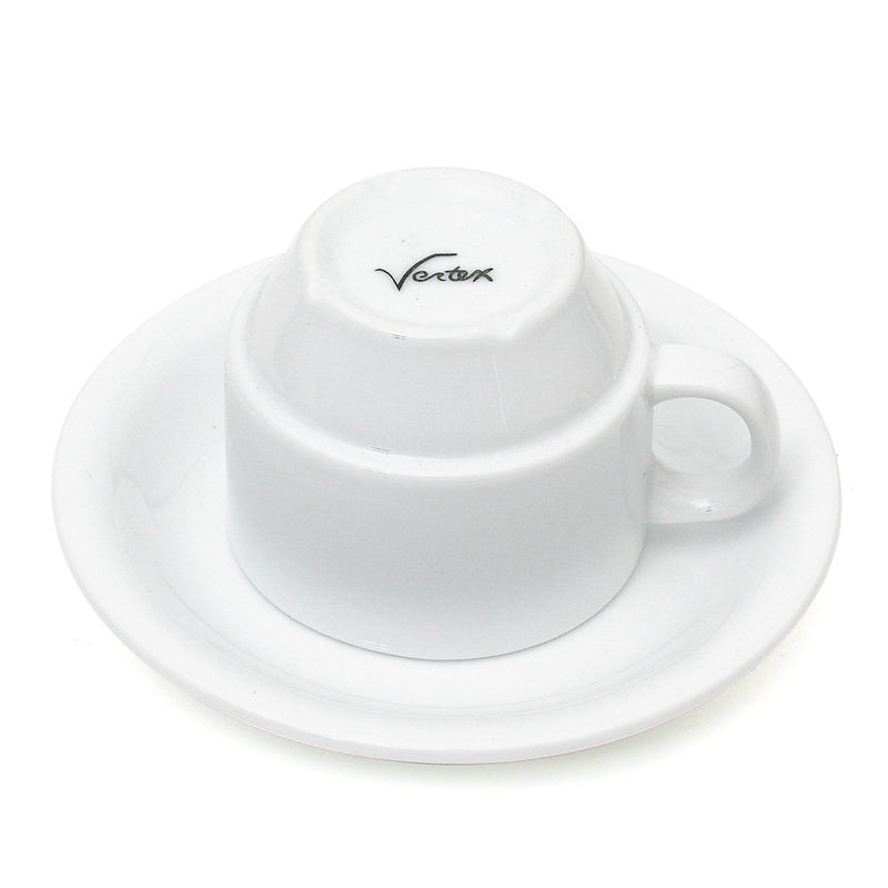 Stackable Cappuccino Cup & Saucer (8oz) - White