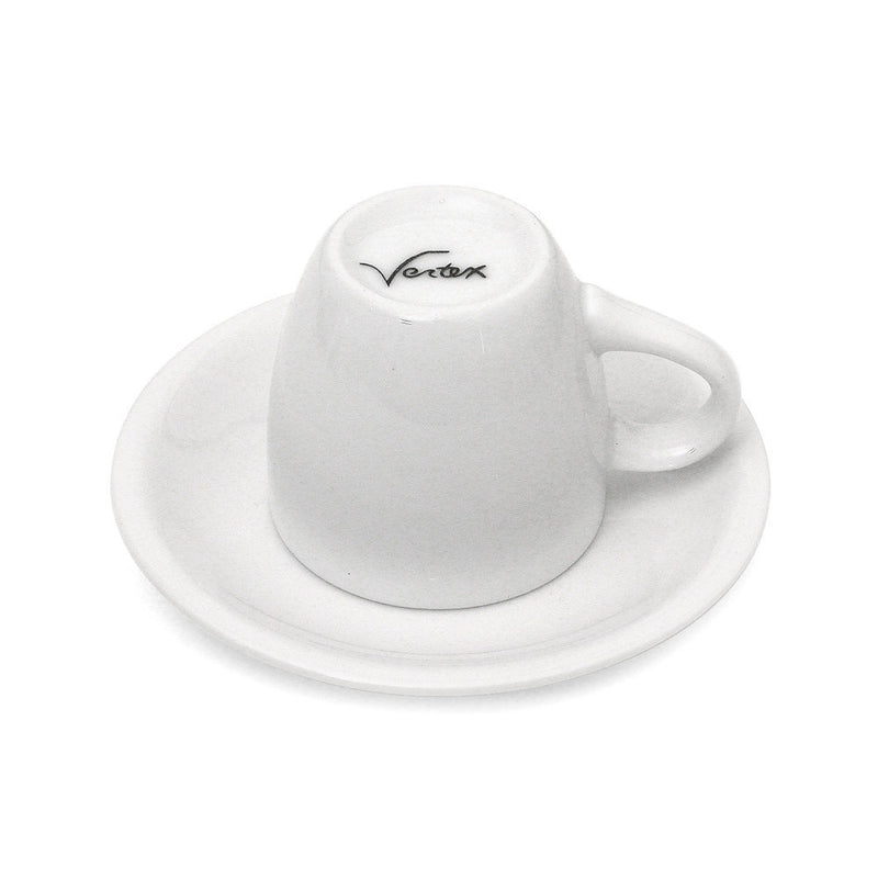 Bowl Style Espresso Cup & Saucer (3.5oz) - White