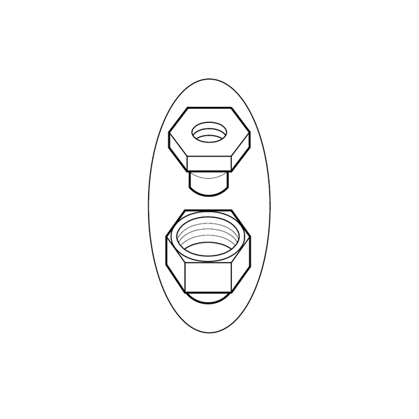 E61 Solenoid Group Exhaust Fitting