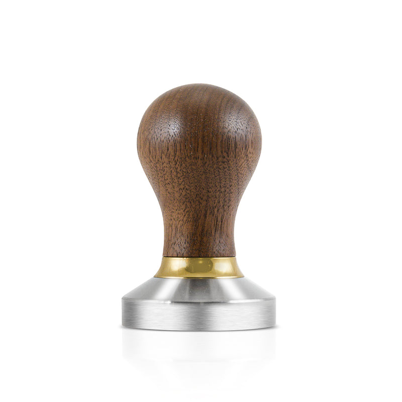 walnut handle espresso tamper